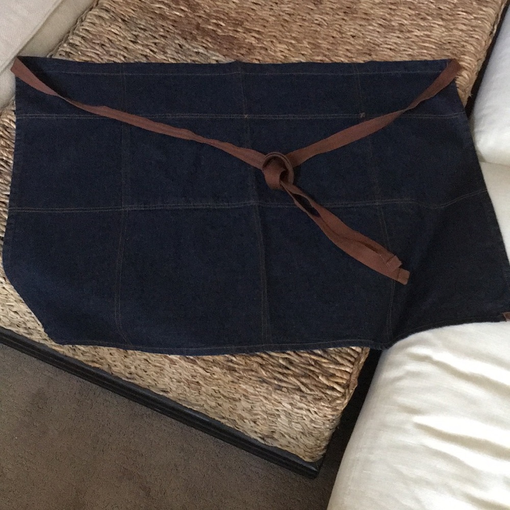 Chef Works Urban Collection apron. Dark denim.